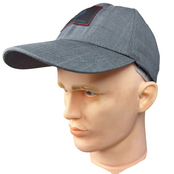 Disney Parks "The One & Only" Mickey Cap Adult  57-59 cm Gray Plaid - Picture 2 of 12